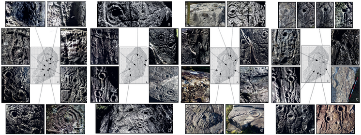 hitting the shelves in September - 'Signalling and Performance'- see 2nd image with details from the single rock art panel which is the focus of the chapter by me (Aoibheann Lambe) archaeopress.com/.../9781803272…