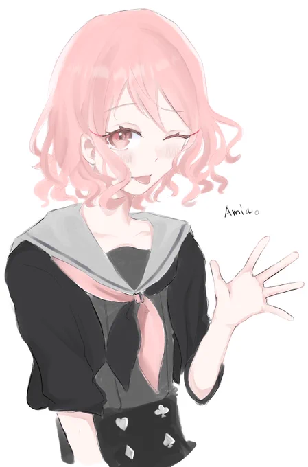 過去絵でごめん笑ってる瑞希が一番好きです!!!(2枚目は捏造ヘアー)本当におめでとう#prsk_FA #暁山瑞希誕生祭2022 