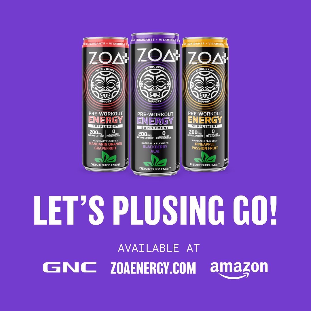 ZOAenergy's tweet photo. Fuel your momentum.
The ZOA+ difference begins with what goes inside the can.
Our Founder + Chief Health Officer, @DaveRienzi, formulated a product that provides total workout support, bolsters immunity & is packed with flavor.
#DifferenceWithDave
#ZOAPlus
#ZOAEnergy https://t.co/Gpv4G2NugX