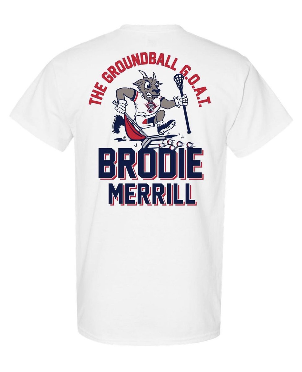 Paul Rabil (@paulrabil) on Twitter photo 6x Defensive Player of the Year.
3x Pro Lacrosse Champion.
Played in a record 200 games.
Scooped a record 1,120 groundballs.
<a href="/BrodieMerrill_/">Brodie Merrill</a>
👕 shop.premierlacrosseleague.com/products/t-shi… 6x Defensive Player of the Year.
3x Pro Lacrosse Champion.
Played in a record 200 games.
Scooped a record 1,120 groundballs.
<a href="/BrodieMerrill_/">Brodie Merrill</a>
👕 shop.premierlacrosseleague.com/products/t-shi…
