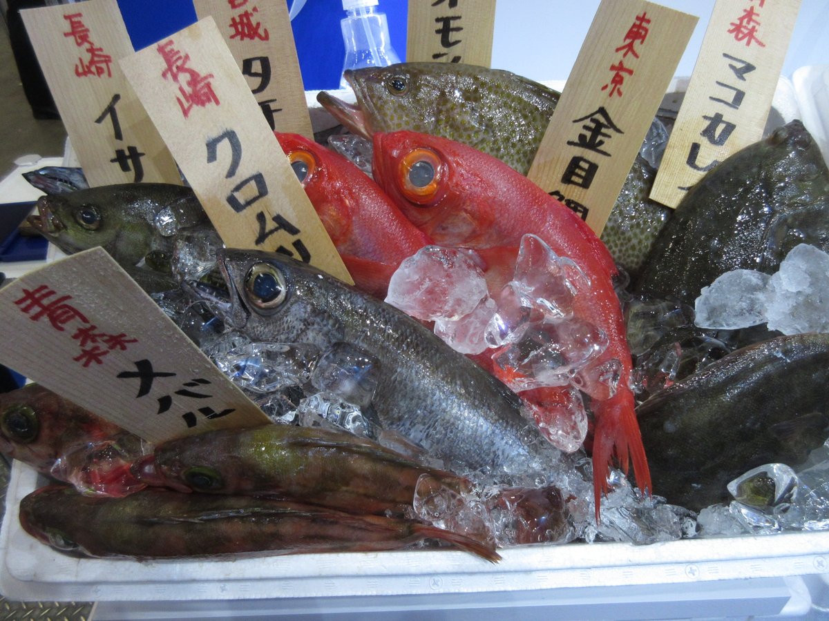 iikazuii's tweet photo. 魚食\(^o^)/
#シーフードショー #ビッグサイト #常磐 #三陸 #復興支援 #さば缶 #ほや #真穴子 #鮑 #ChefooDo #WAON https://t.co/eOo4mKU2D8