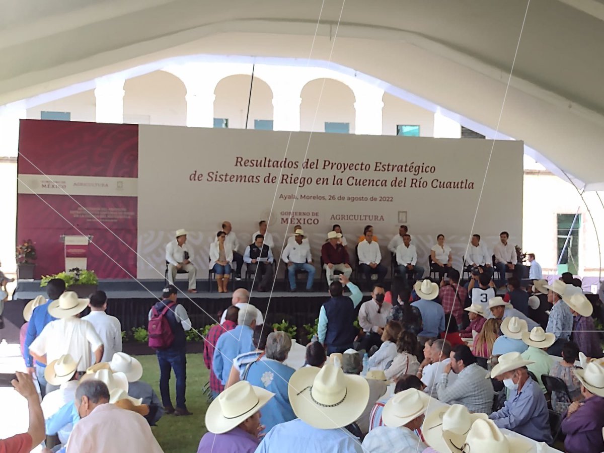 Encabeza el Gobernador, Cuauhtémoc Blanco Bravo, la entrega de resultados del Proyecto Estratégico de Sistemas de Riego en la cuenca del #RíoCuautla 
Info <a href="/Reportero1965/">Alberto Cruz Ignacio</a>