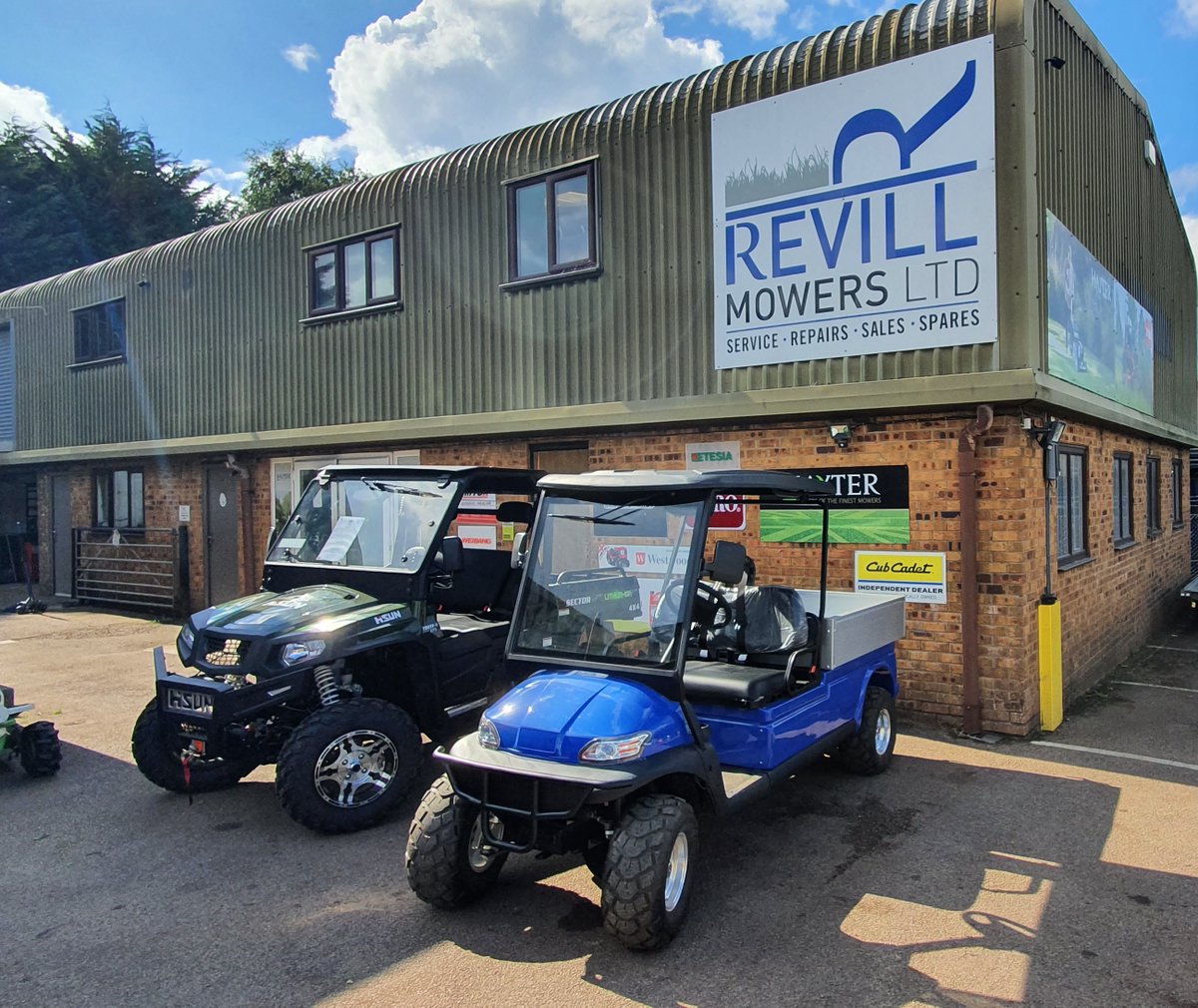 A day in the ☀️ demonstrating these electric utility vehicles  - zero emissions, economical, less maintenance, quiet &amp; no compromise on power 👊
Give us a shout if you'd like to see one!
Read more about them here:
revillmowers.co.uk/electric-petro…