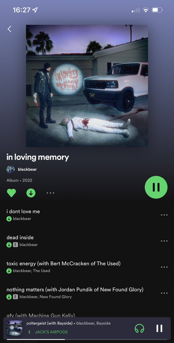 jackoala__'s tweet photo. The new @iamblackbear album is everything My punk soul needed and more https://t.co/qwnYVpUoR5