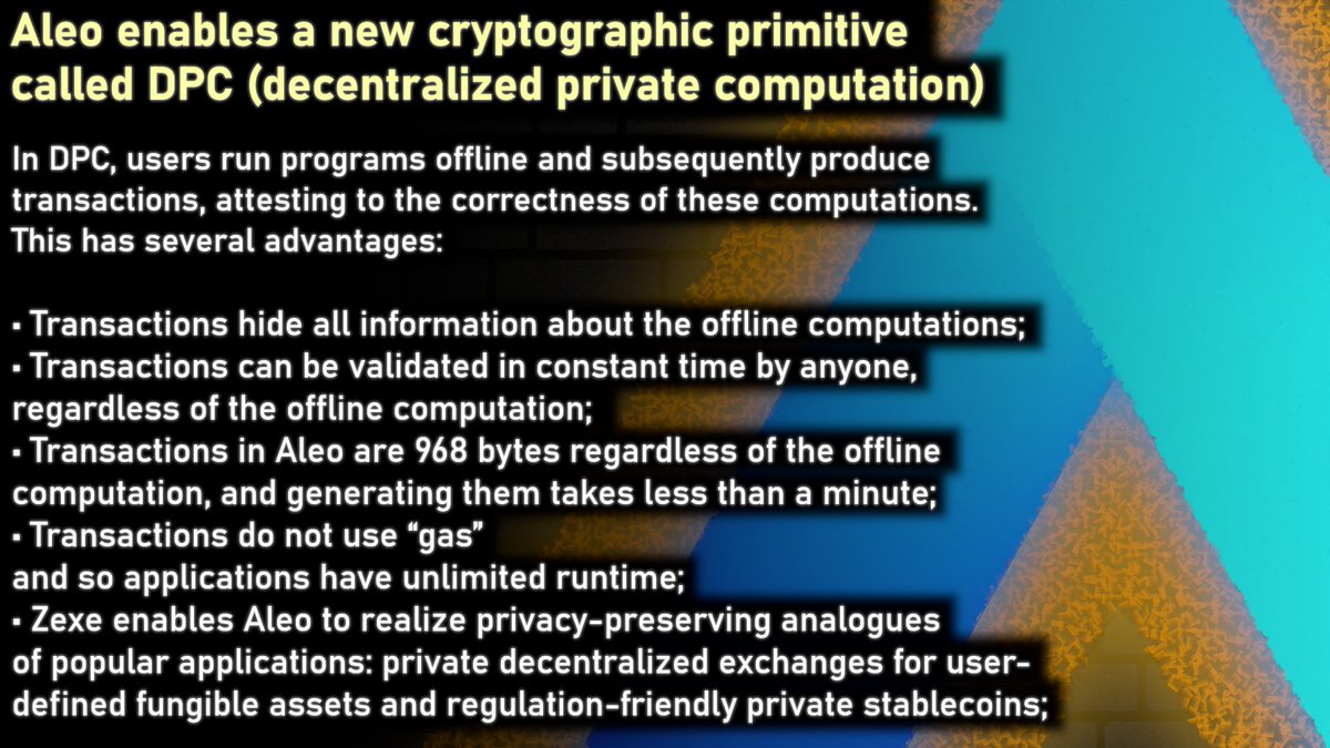 Learn more about how Aleo leverage zero-knowledge cryptography at aleo.org
Learn, grow, and develop with Aleo✅

Join Aleo community: discord.gg/aleohq

@AleoHQ @aleocommunity @aleofans
 
#aleo #testnet3 #aleofans #zeroknowledge #aleoblockchain