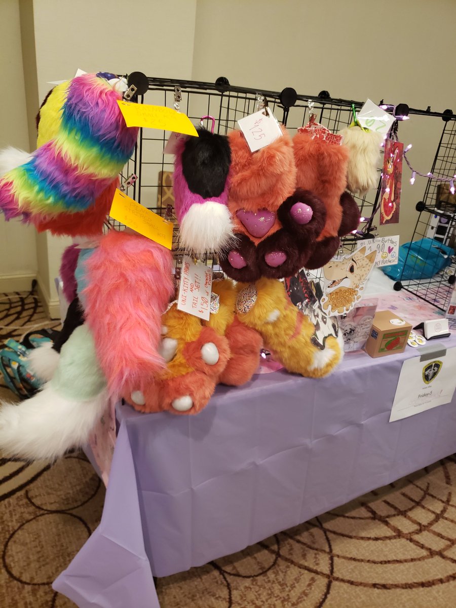 roo_works's tweet photo. All set up in the #furrydelphia Artist's Alley!!! Come check me out!! https://t.co/7nP7mnsB9E