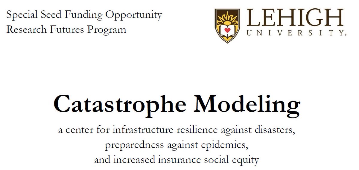 CAWS@Lehigh (@cawslehigh1) on Twitter photo Ph.D. position in Flood Catastrophe Modeling at Lehigh University. Interested candidates are welcome to join us on this popular research topic! <a href="/LehighCEE/">Lehigh CEE</a>, <a href="/LehighCSE/">Lehigh CSE</a>, tinyurl.com/LehighCatModels Ph.D. position in Flood Catastrophe Modeling at Lehigh University. Interested candidates are welcome to join us on this popular research topic! <a href="/LehighCEE/">Lehigh CEE</a>, <a href="/LehighCSE/">Lehigh CSE</a>, tinyurl.com/LehighCatModels