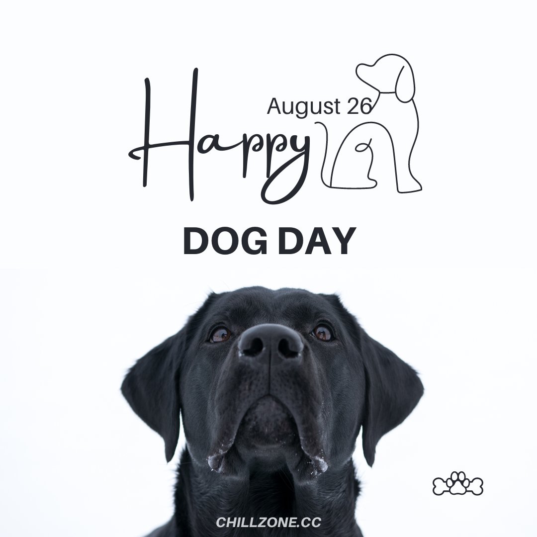chillzonemc's tweet photo. Happy #InternationalDogDay ! 🐶❤️ 
Make sure to show your love to your dog today! 💓 
#dog #canine #dogday #rescuedog https://t.co/AHGD0jUK42