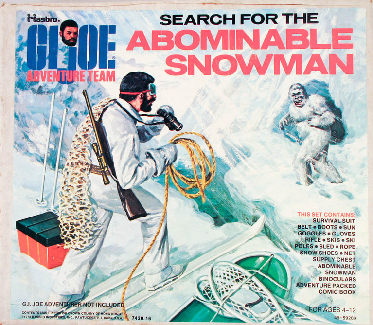 One man on the ultimate quest. To bring home proof of the Abominable Snowman! Armed with a rifle, a net, and some rope.

#bigfoot #sasquatch #yeti #cryptid #cryptozoology #gijoe #gijoeadventureteam #abominablesnowman #vintagetoys #actionfigures #folklore #podcast #podcasts