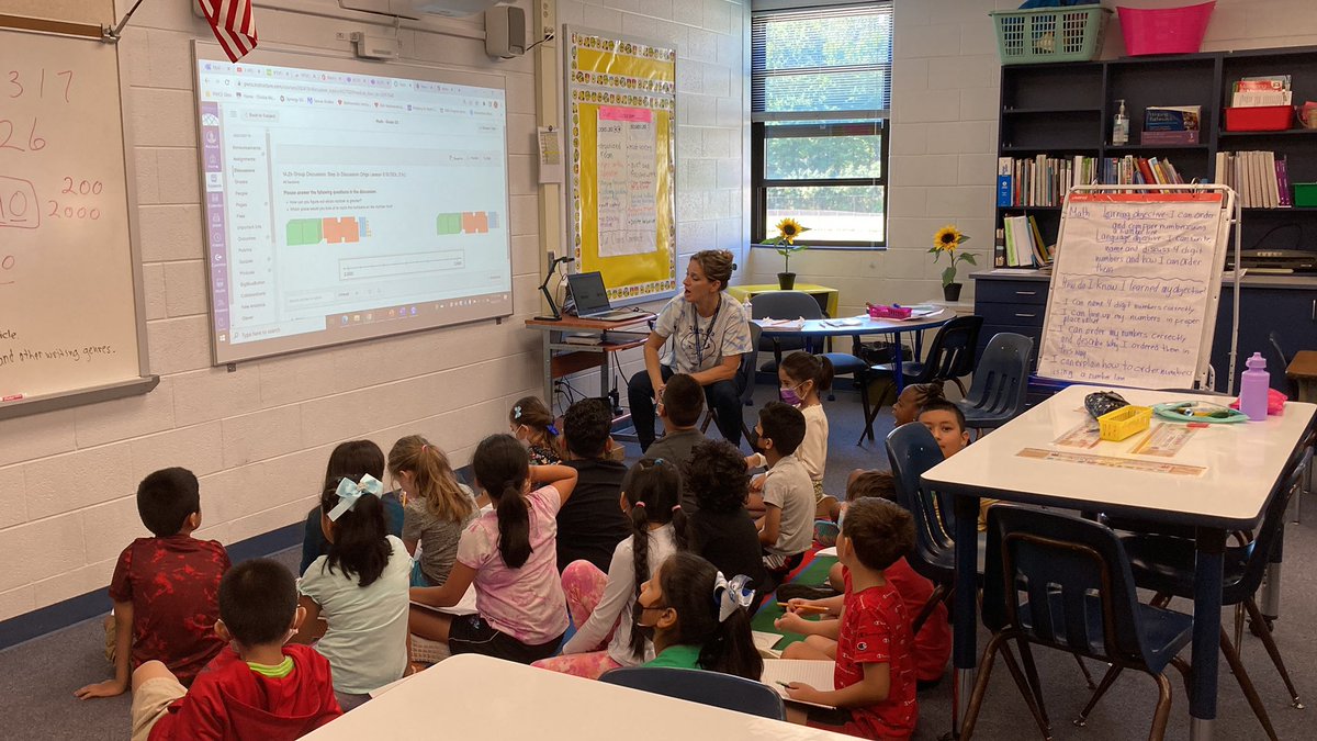 Challenger mathematicians hard at work!!