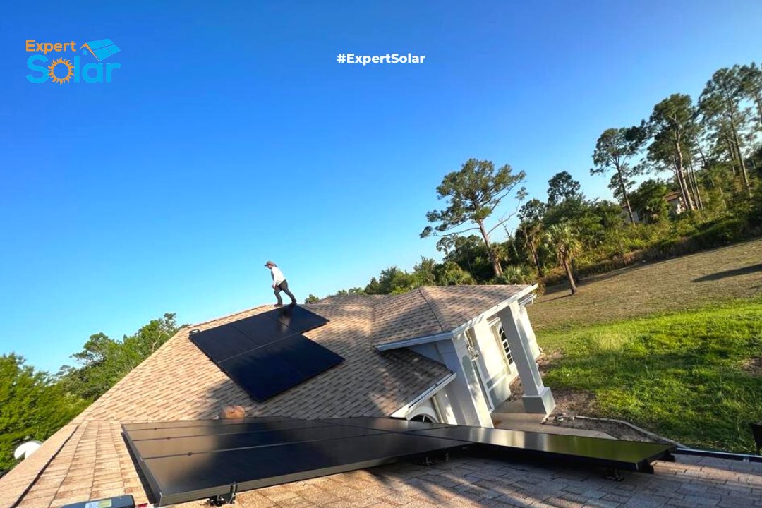 ExpertSolar1's tweet photo. Lehigh Acres is getting the #ExpertSolar experience too. 😎
Check out another beautiful install done by our in-house team 💪
#sunpower #gosolar #solarpower #solarenergy #SolarPanels #EnergyEfficient #LehighAcres #FloridaSolar #Solar #Energy #HomeImprovement #SolarInstaller https://t.co/b88nwsGQvK