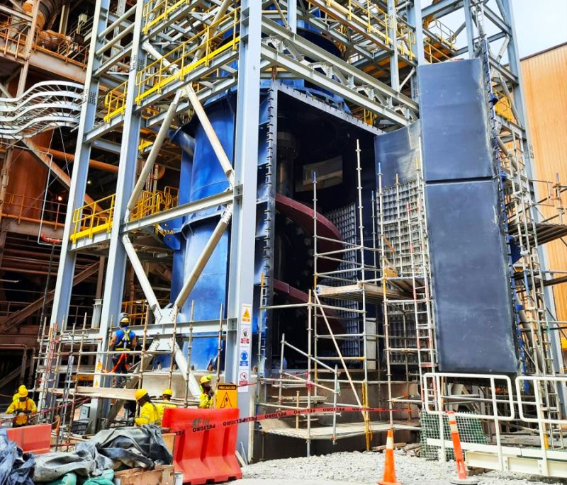 im_mining's tweet photo. .@FLSmidth recently installed the world’s largest vertical steel-media #towermill with dual-duty throughput for a North American tier-1 #gold miner. The 4,500-hp FTM-4500 (#FLSmidth Tower Mill) was delivered in <14 months from receipt of order in Q3 2020 https://t.co/pUpZZjkW7y https://t.co/5iZuj9SEsN