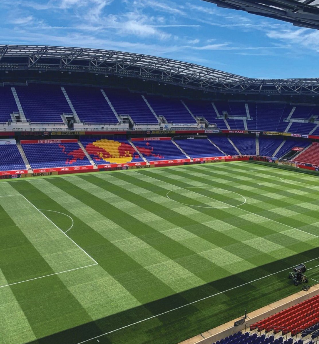 FieldExperts's tweet photo. The field at Red Bull Arena was recognized as the 2021 Professional Soccer Field of the Year. 

Hear from SFMA Member, Neal Sitzman on the challenges his team overcame throughout the season in this SportsField Management feature. 

https://t.co/Uxphc10IWU https://t.co/GMr3z0FcQc