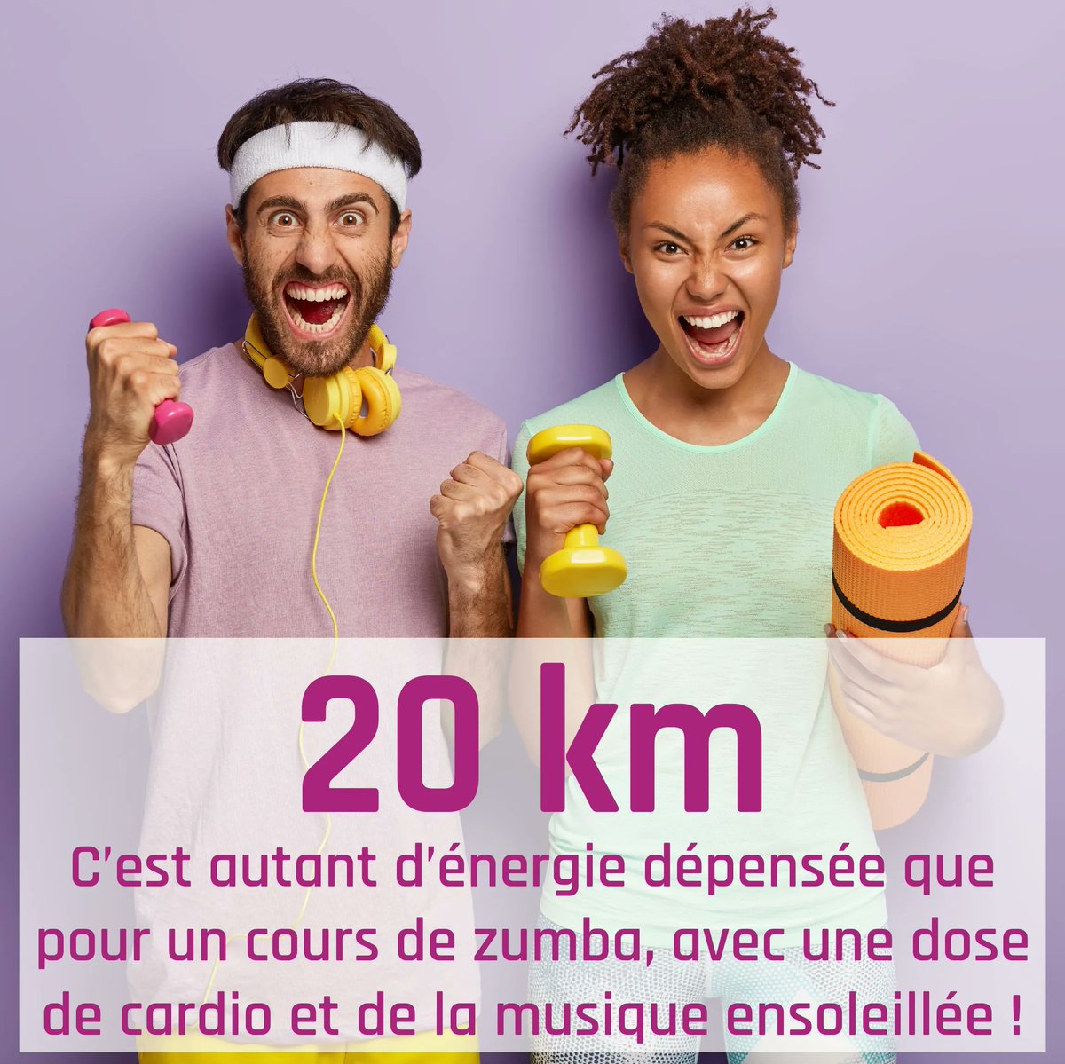 👟Défi Mouv'On ❤️: Après une longue journée, rien de mieux pour décompresser ! Aujourd'hui, on te propose de tenter une séance de zumba : déchaîne toi sur des airs endiablés pendant 1h et tu auras parcouru l'équivalent de 10 km !
📸Crédit photo : Wayhomestudio