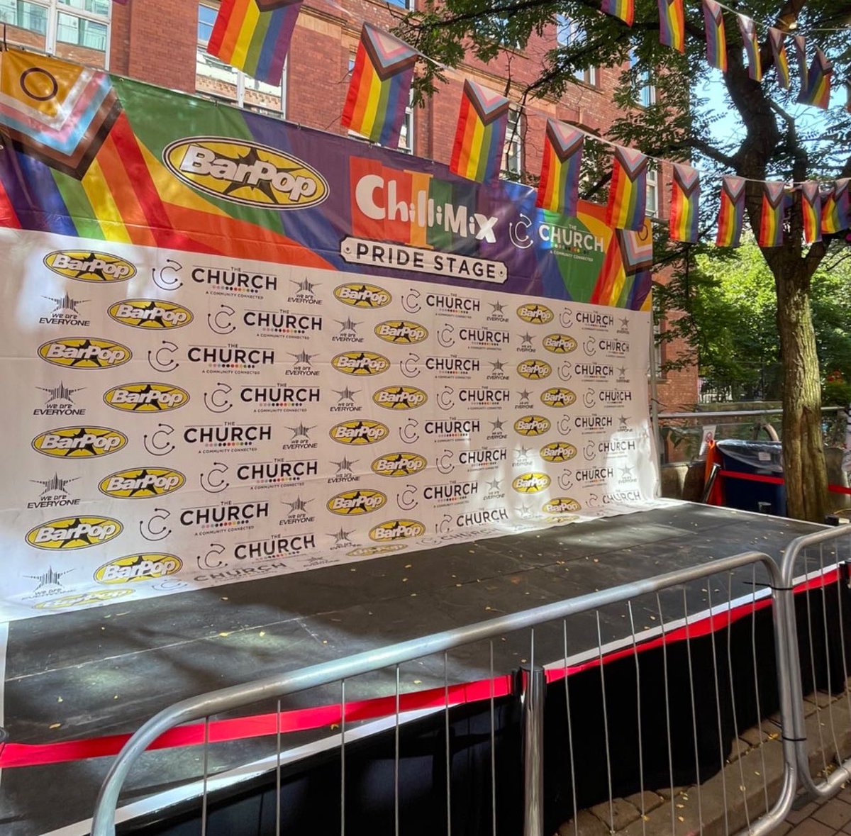 Our ChilliMix stage is all ready to go🌈

You can find us with BarPop over pride weekend! Make sure you come and say hello!❤️ #chillimixholidays #holidaystobeproudof #manchesterpride #pride
