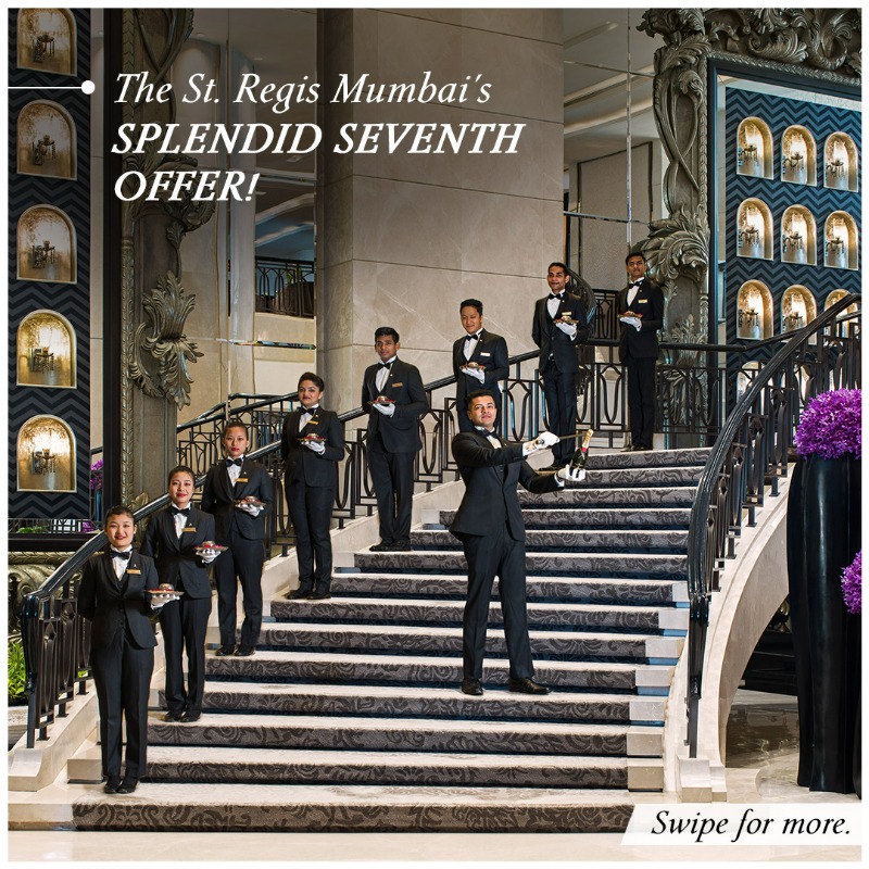 stregismumbai's tweet photo. Celebrating 7 years of The Best Address with:

- 15% off on F&amp;B
- 15% off on select spa treatments
- Dine at Seven Kitchens
- Violet Hour Ritual experience
- Room upgrade
- Late check-out

*T&amp;C Apply.
31st Aug - 4th Sept, 2022
For bookings, call: +91 022 6162 8000
