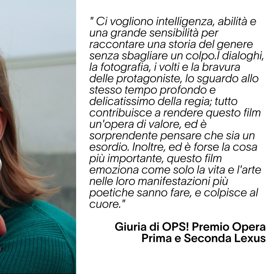 #PiccoloCorpo di Laura Samani si è aggiudicato il Premio della Giuria di OPS! Premio Opera Prima e Seconda #Lexus, in ex aequo con #AnimaBella di Dario Albertini.

#IsolaDelcinema <a href="/Lexus_Italia/">Lexus Italia</a> <a href="/RaiRadio2/">Rai Radio2</a>