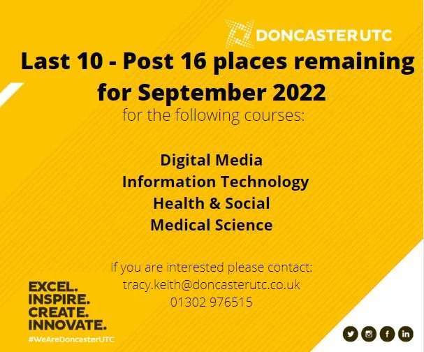 Doncaster UTC tweet media