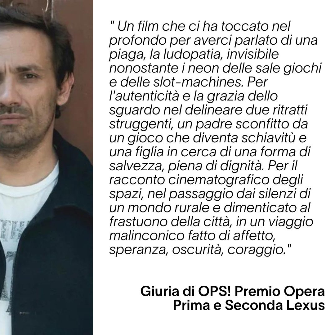 #AnimaBella di Dario Albertini si è aggiudicato il Premio della Giuria di OPS! Premio Opera Prima e Seconda #Lexus, in ex aequo con Piccolo Corpo di Laura Samani. 

#IsolaDelcinema <a href="/Lexus_Italia/">Lexus Italia</a> <a href="/RaiRadio2/">Rai Radio2</a>