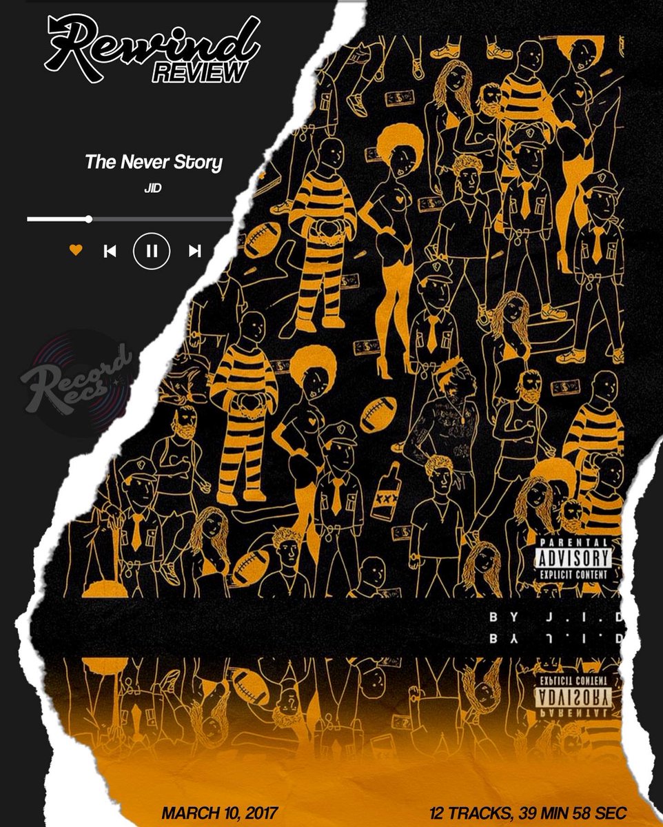 RecordRecs's tweet photo. 💿 Album Review: The Never Story
🎤 JID
🌈 RECS pick: NEVER
➡️ The Verdict: 8.8/10 https://t.co/Bf7VJ9TqzH