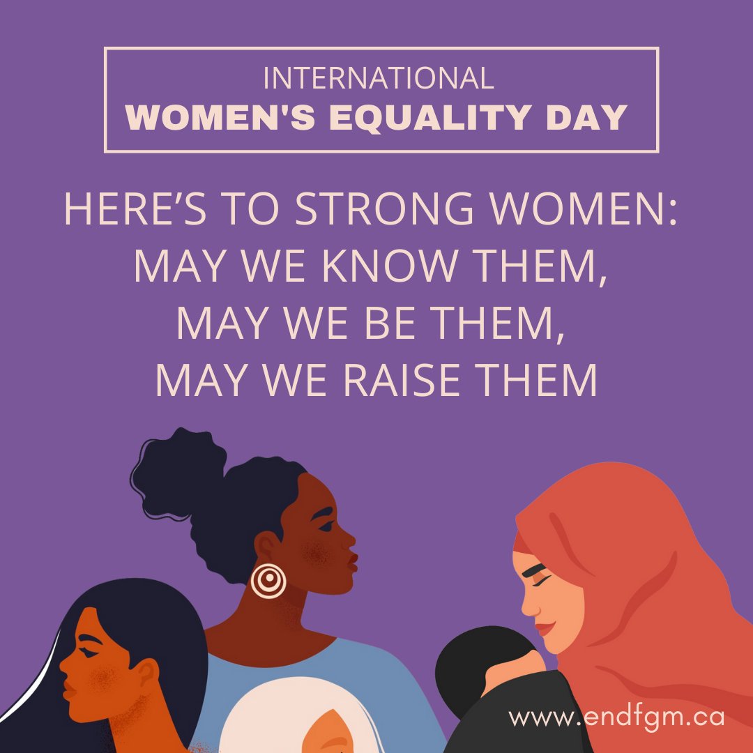 CanadaFgm's tweet photo. Together we are stronger.
#womensupportingwomen #ENDFGM #OurIssueToo #MyIssueToo #InternationalWomensEqualityDay https://t.co/v3ZCq4dhmu