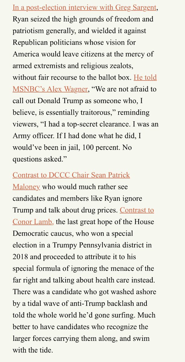 brianbeutler's tweet photo. It’s a whole new election! But it’s also, at this juncture, a terrifying, white-knuckle affair, and will be unless Dems increase their two-party vote share even more. Pat Ryan seems to have a better bead on how to do this than the party at larger https://t.co/bqj6S7VEfp https://t.co/See0IxOscu