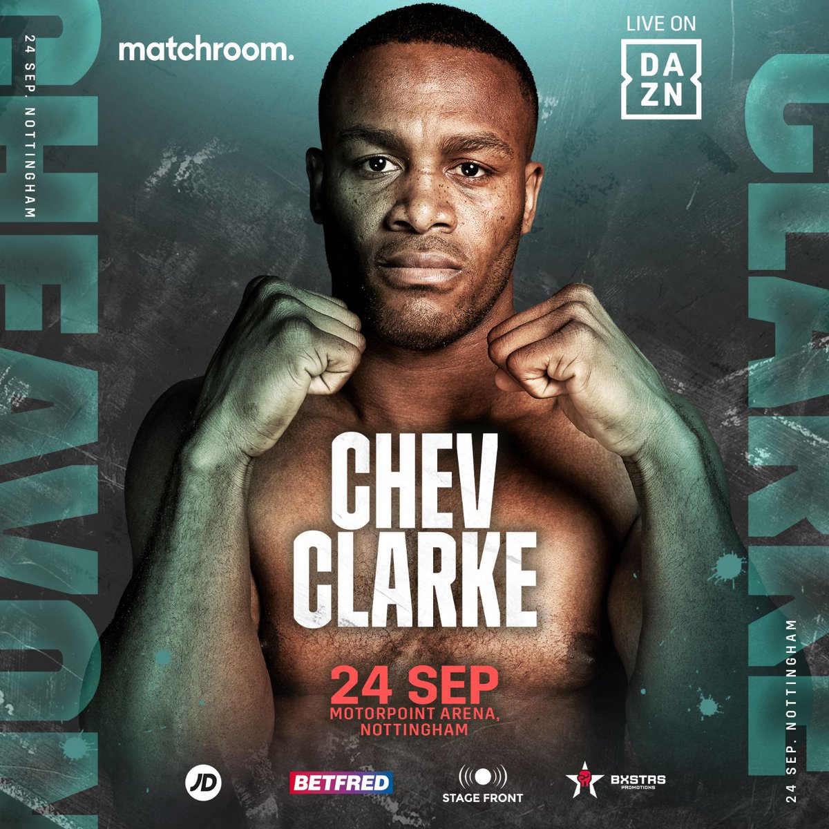 Fight #3

My next fight will be in Nottingham, September 24th at the Motorpoint Arena.

Come support and be a part of this journey 📈

Get your tickets: 07565850611 
or  
<a href="/Lewisshuvs1/">Lewis Shuttlewood</a>

£40, £60, £100, £150, £250 vip

<a href="/MatchroomBoxing/">Matchroom Boxing</a> <a href="/EddieHearn/">Eddie Hearn</a>
<a href="/DAZNBoxing/">DAZN Boxing</a> <a href="/Sammboxing/">Churchills Boxing Gym</a>

#TeamC4