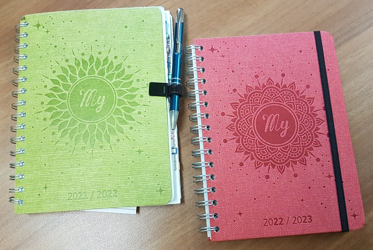 Ayé ! J'ai enfin commandé mon <a href="/MyAgenda365/">My 365</a> pour cette nouvelle année et suis revenue à ma couleur 🤩. Déjà plein de dates posées ; c'était peut-être un acte manqué cet "oubli" de validation de commande 🤔🙄
