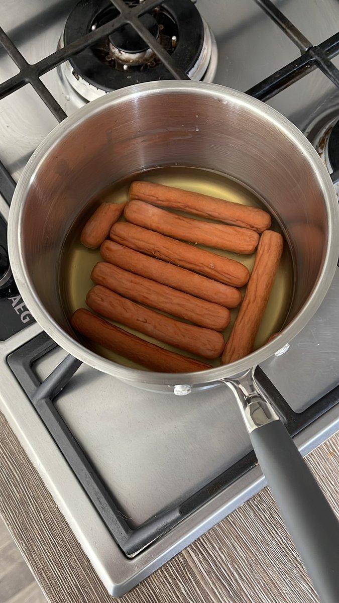 It’s either an extra half hotdog, a finger, or a small penis. Either way, it’s a bonus