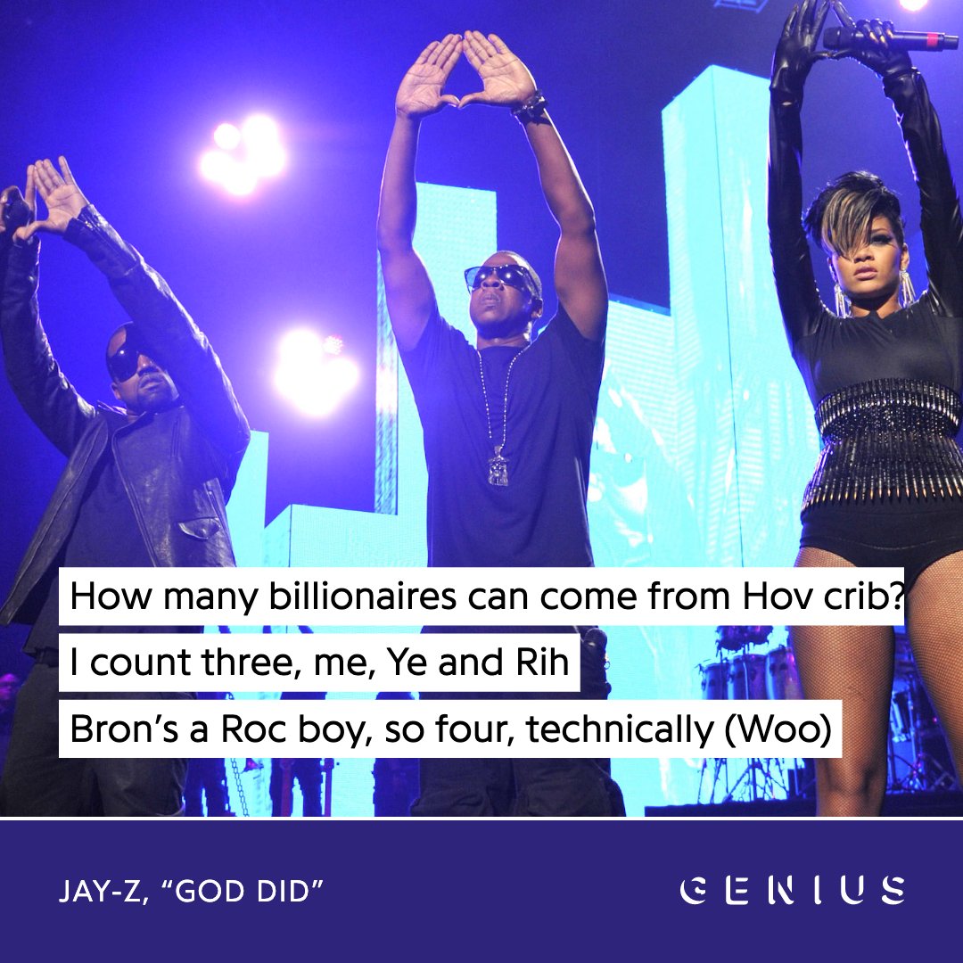 Genius's tweet image. this jay-z verse on #GODDID 🤯
