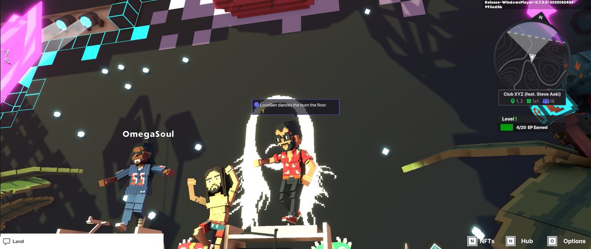GoodLuckBen11's tweet photo. @TheSandboxGame @steveaoki I just participated in the #SandboxAlphaS3Giveaway for a chance to win 500 SAND! On stage with Steve Aoki, check out my screenshot below!
👇
Let 's Dance ++ https://t.co/Tdyq1A3fNl