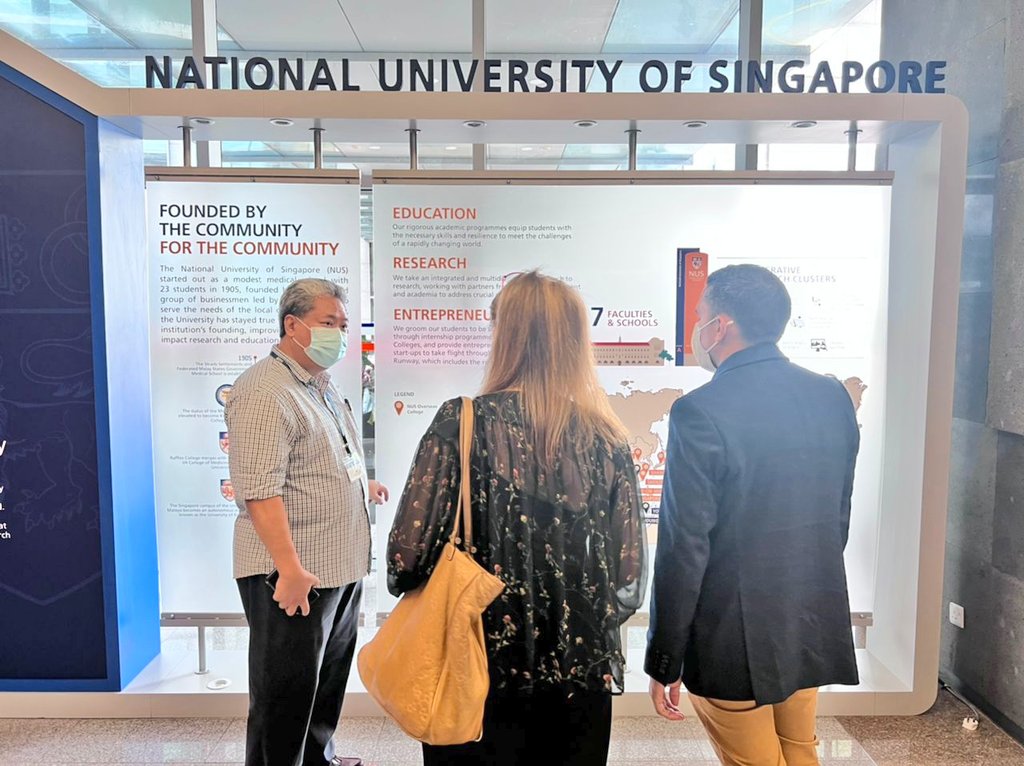 RomeroFelixE's tweet image. #26Ago| Antes de retirarnos de la National University of Singapore 🇸🇬, recorrimos sus instalaciones y  apreciamos el porqué es una de las mejores Universidades del mundo.

Les damos las gracias por el recibimiento, el apoyo y el valorable aporte que brindarán a nuestro país. 🇻🇪