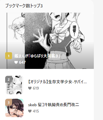 いつのまにかユラバリがブクマトップになっとる😶‍🌫️ 