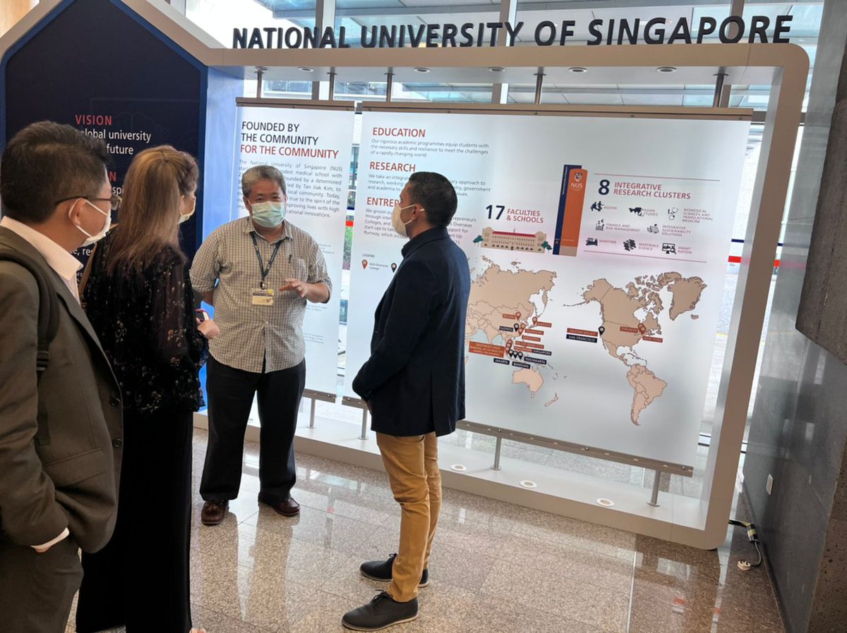 RomeroFelixE's tweet image. #26Ago| Antes de retirarnos de la National University of Singapore 🇸🇬, recorrimos sus instalaciones y  apreciamos el porqué es una de las mejores Universidades del mundo.

Les damos las gracias por el recibimiento, el apoyo y el valorable aporte que brindarán a nuestro país. 🇻🇪