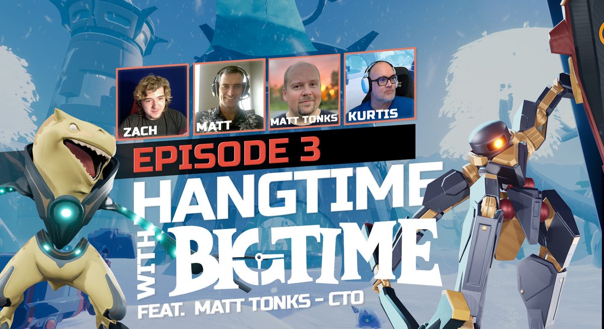 playbigtime's tweet photo. This month on our Community Podcast we're bringing on our CTO, Matt Tonks
to talk about the development of Big Time! Ask your questions here and he MIGHT just answer them! https://t.co/OfoERLvVgj
