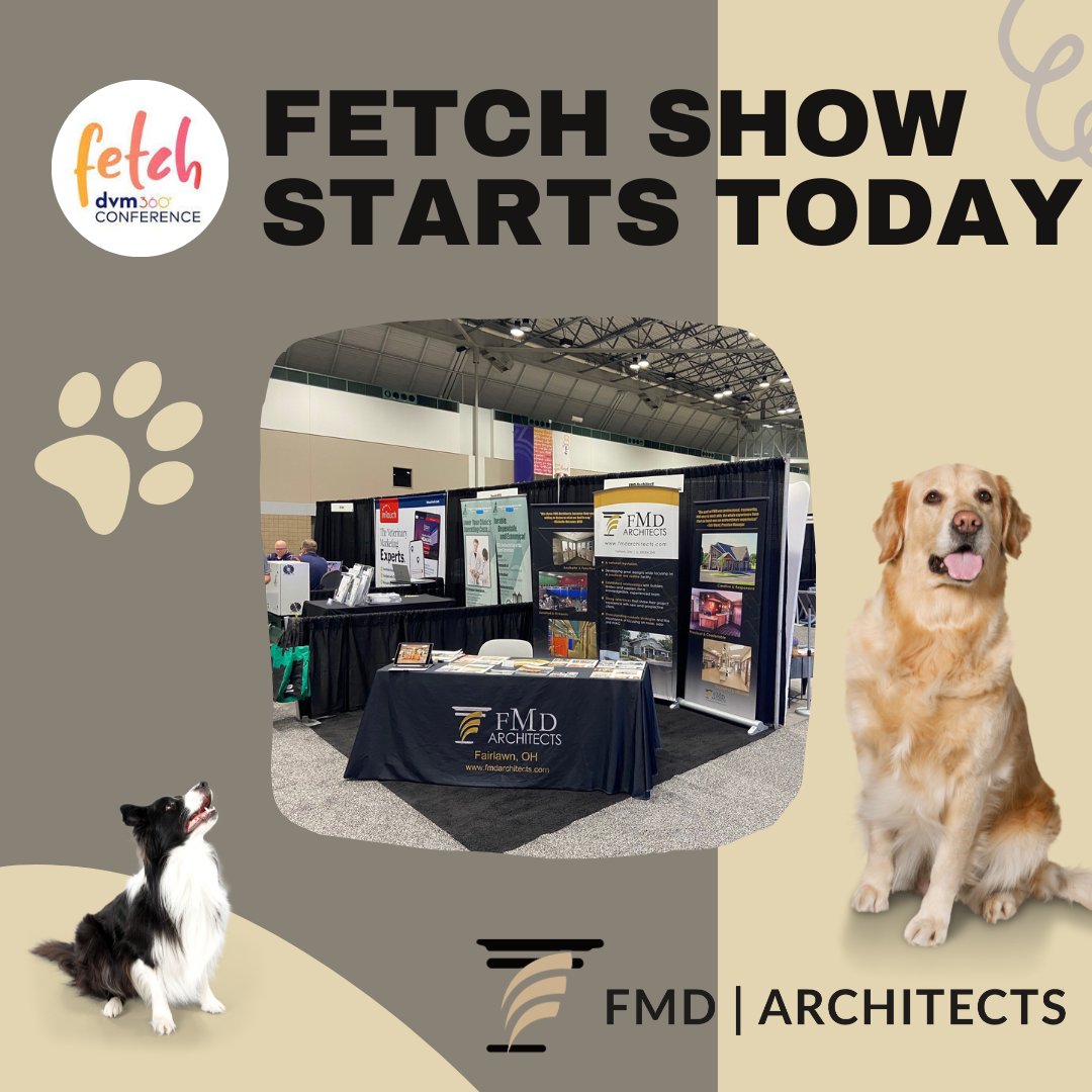 FMDarchitects's tweet image. We&apos;d love to talk with you about your Animal Care project!

Stop by our booth #732
@fetchdvm360
.
.
.
.
.
#fetchdvm360 #fetchdvm360conference #animalcare #veterinarian  #veterinaryclinic #animalcare  #animalhospital #animalhospitals #animalcare #animalboarding #fmdarchitects_us
