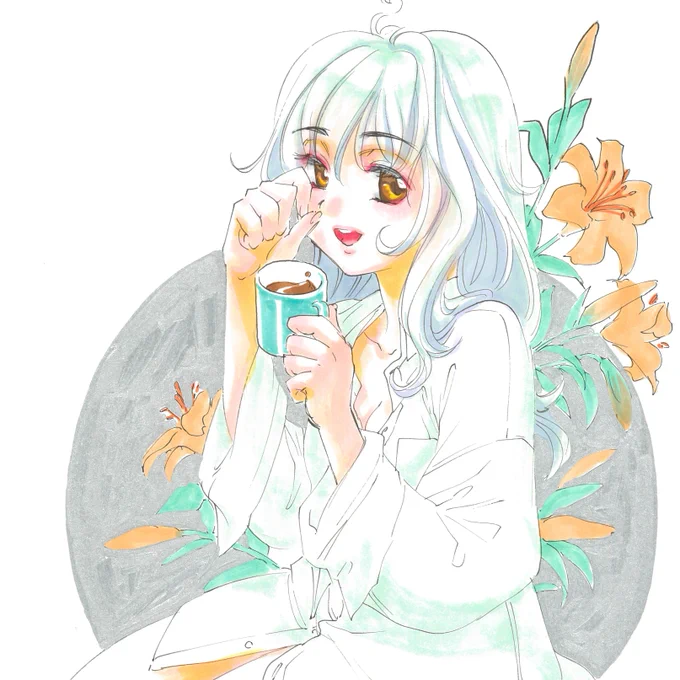 #見た人は無言で白のものを載せる 