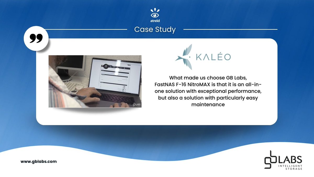 GB_Labs's tweet image. What made us choose GB Labs, FastNAS F-16 NitroMAX is that it is an all-in-one solution with exceptional performance, but also a solution with particularly easy maintenance. Watch the full video here - youtu.be/4UXK03FIpA4
#IntelligentStorage #FlexibleFuture #HowSpeedMatters