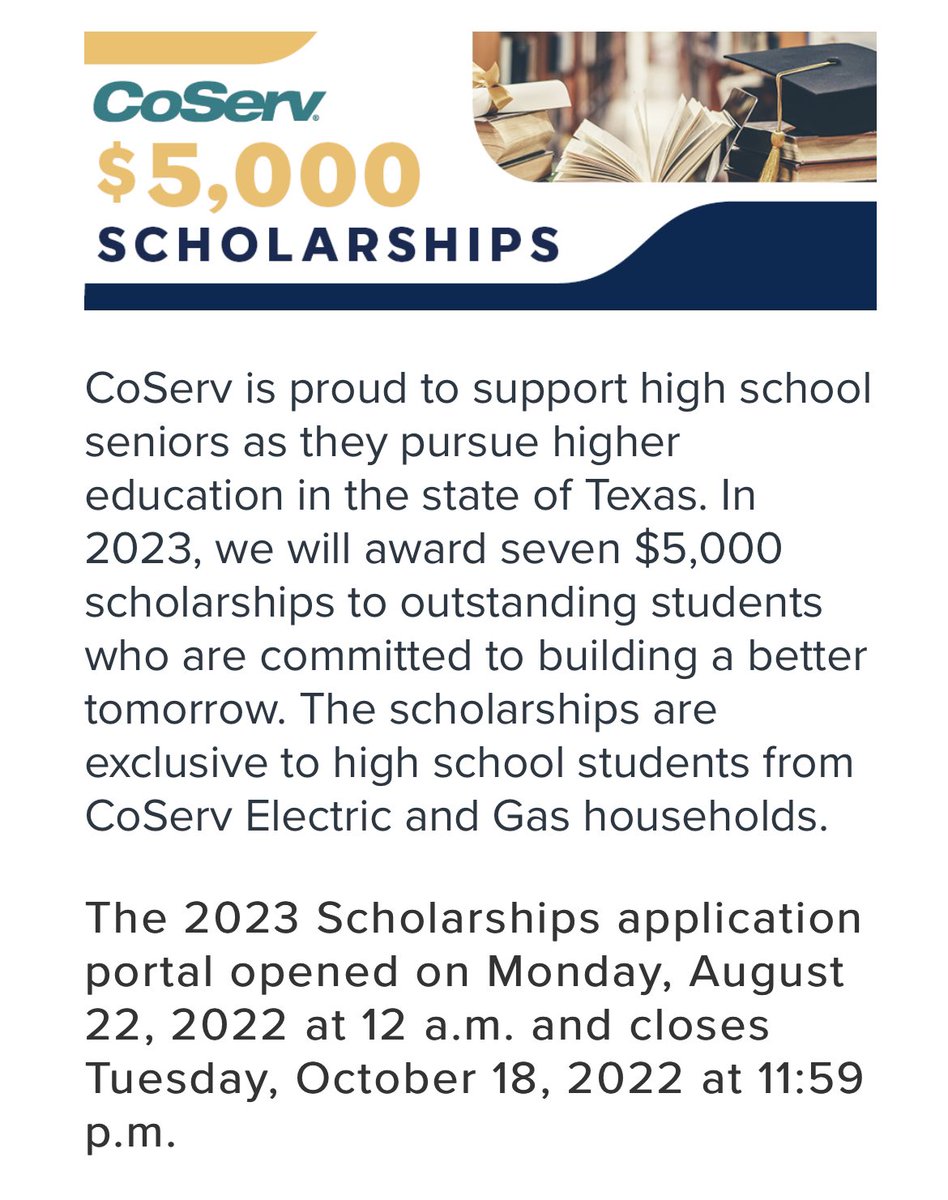 Blazer Counseling (@blzr_counselors) on Twitter photo Hey <a href="/LebanonTrailHS/">Lebanon Trail</a> Seniors Class of 2023, there’s 5,000 reasons you should read this and apply!! coserv.com/Community/Acad… Hey <a href="/LebanonTrailHS/">Lebanon Trail</a> Seniors Class of 2023, there’s 5,000 reasons you should read this and apply!! coserv.com/Community/Acad…