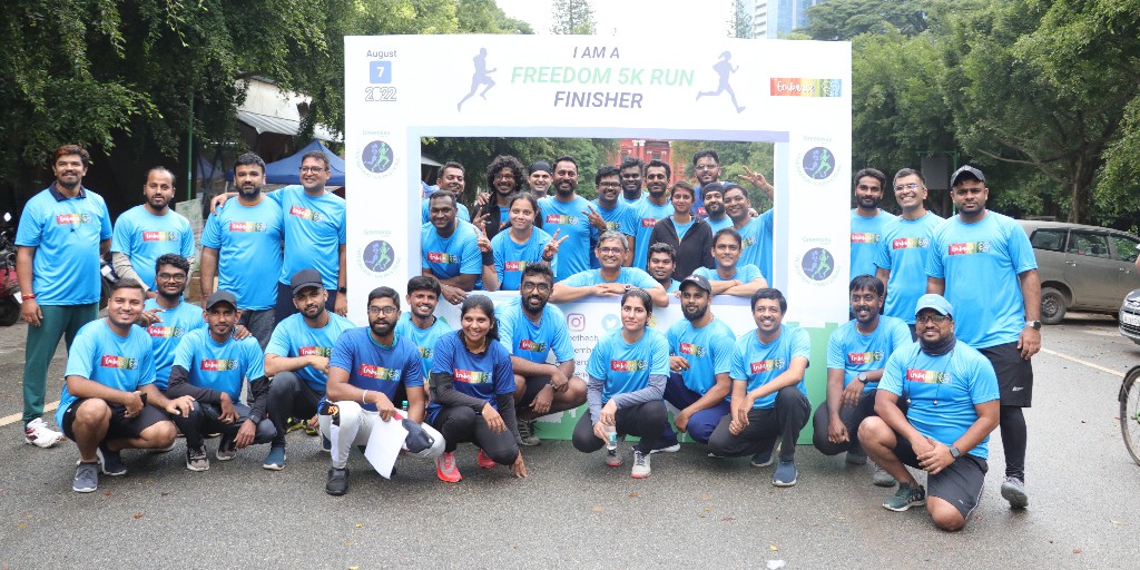 greenway's tweet photo. Earlier this month, Greenway India hosted a Freedom 5K Run in honor of India’s 75th Independence Day. The team celebrated their accomplishments with pride and joy. Congratulations to all who participated! 

#greenwayhealth #5Krun https://t.co/Eie6zPwOjx