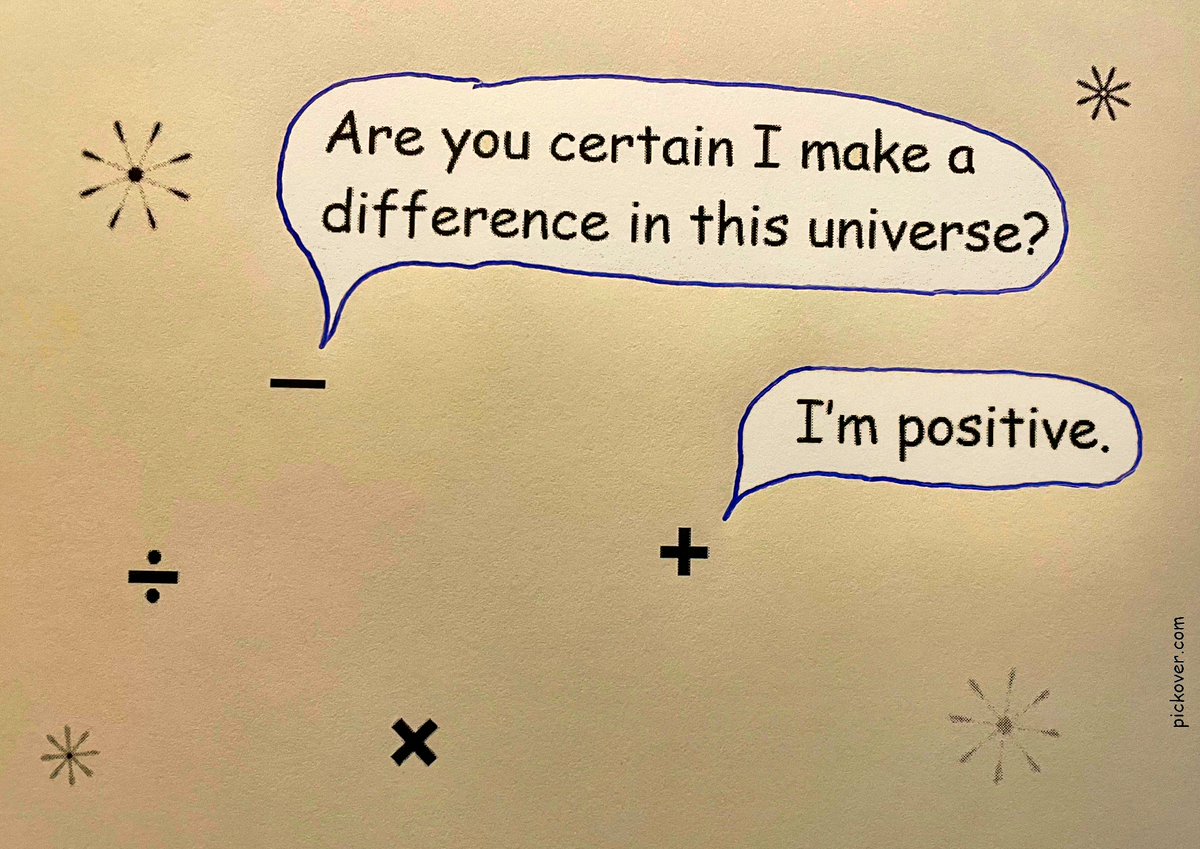 pickover's tweet photo. This is a kind of mathematics joke. https://t.co/3APPM3ZpMc