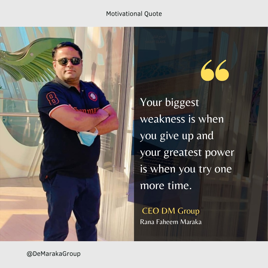 DeMarakaGroup's tweet photo. Motivational Quote
#motivationalquotes 
#demarakagroup #demarakamarketing #demarakaentertainment https://t.co/PXlYWqVSJT