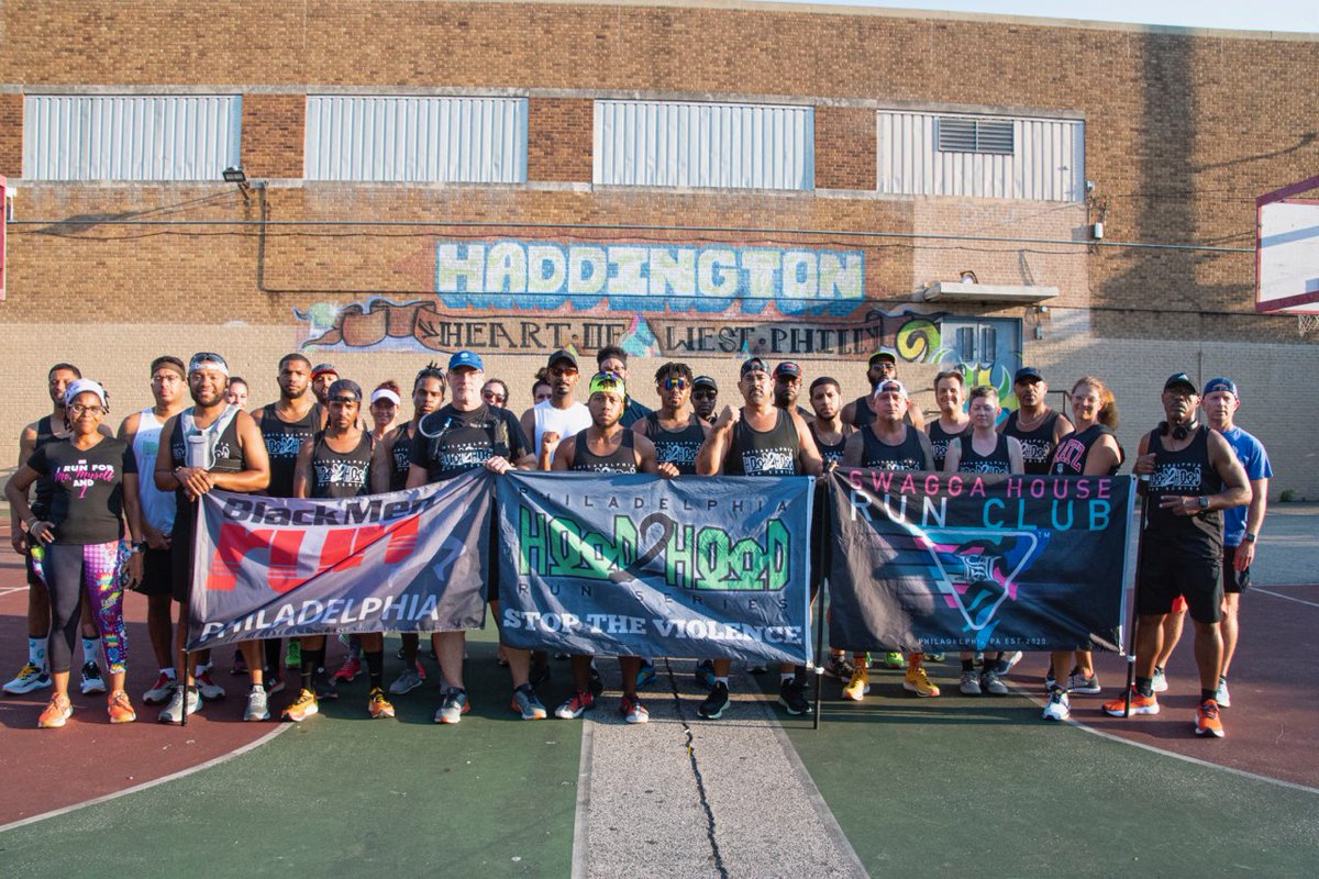 BMR_PHL's tweet photo. Last Wednesday we completed our 5th Hood 2 Hood Run in West Philadelphia. We left from Haddington recreation center and made our presents known in some of the highest Gun Violence parts of the area. The community embraced our movement every step of the way.
 #MilesUpGunsDown https://t.co/BhVCilYzAa