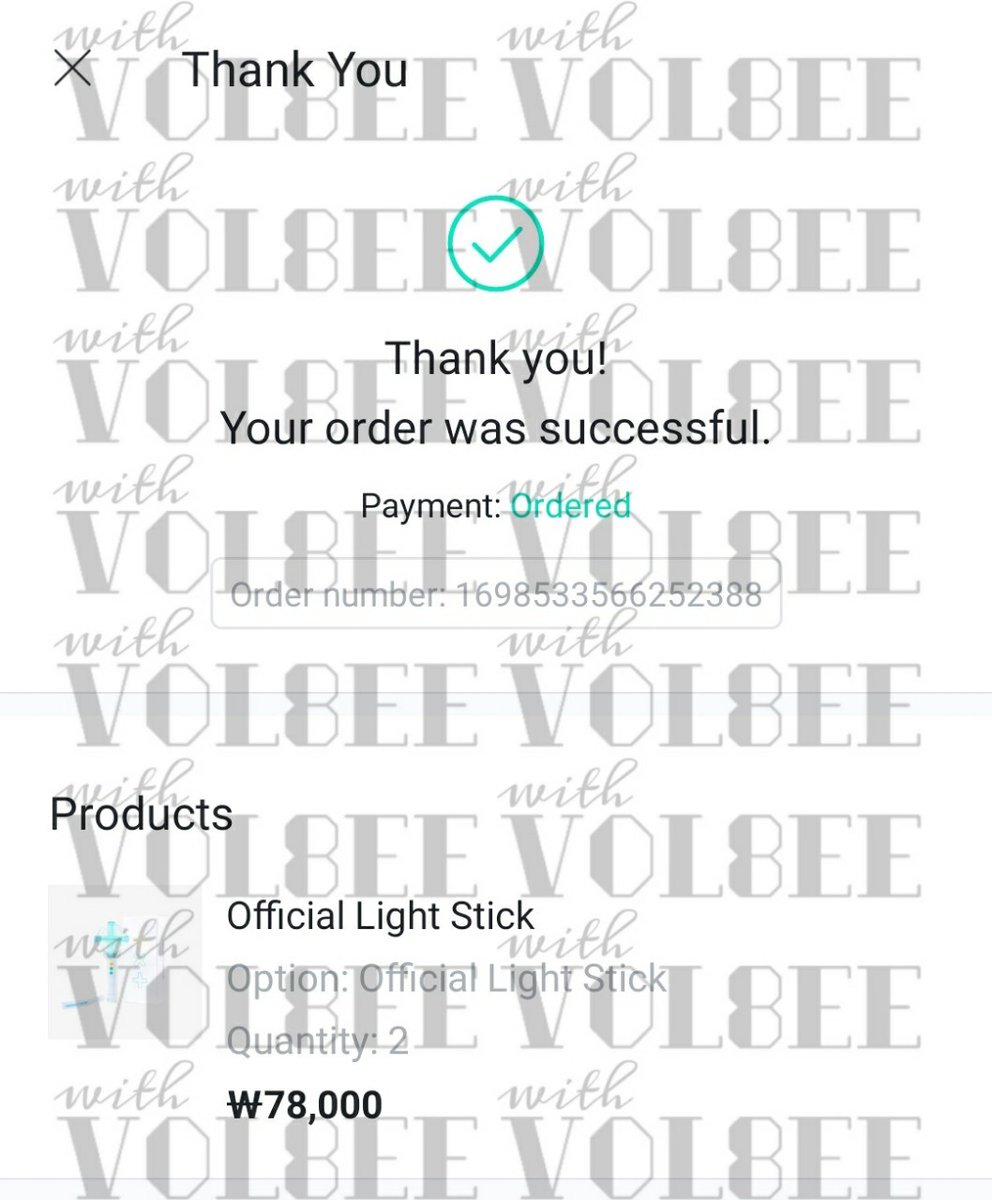 withVOL8EE's tweet photo. Ordered TXT Official Light Stick #ProofsofVol8ee https://t.co/rhxKeXtD1C