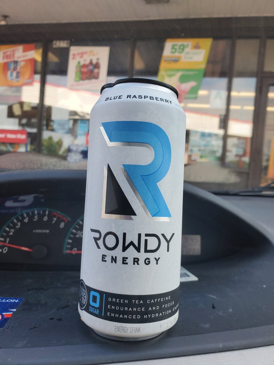 ethan_spaulding's tweet photo. Best flavor of @rowdyenergy !
Tastes like a jollyrancher, but better. S/O to @KyleBusch https://t.co/TPRwywETIh