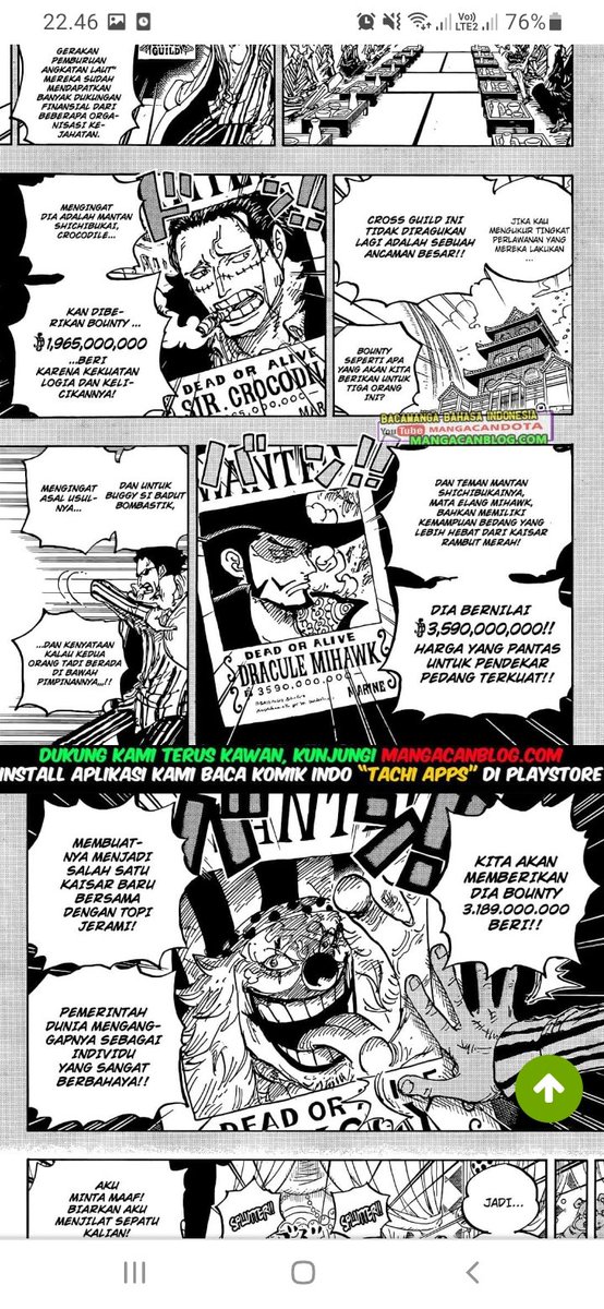 Bounty cross guild #ONEPIECE1058 sekali badut tetaplah mbadut 🤡
