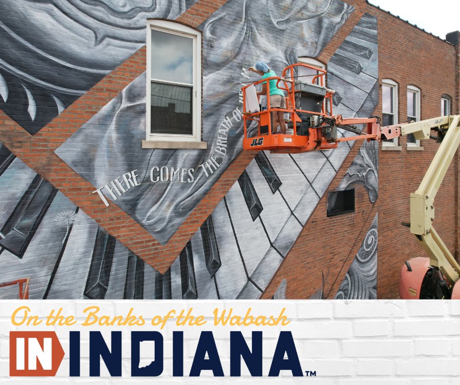 bluffton_now's tweet photo. The lyrics from "On the Banks of the Wabash, Far Away" by Paul Dresser start to come into focus! The newest addition to downtown continues to take shape on the west side of 216 W Market St. in downtown Bluffton. #onthebanksofthewabash #inindiana #visitindiana  #blufftonnow https://t.co/xSzGcOzR14