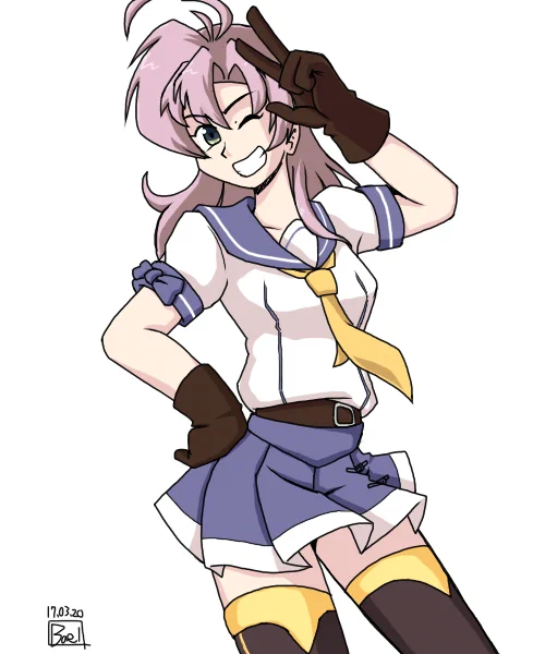 衣笠さんは最高やぞ?#自分の好きなキャラ一人の画像を四枚貼る 