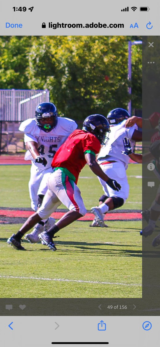 romeo_norris's tweet photo. Game pics from last weeks scrimmage with HDWoodson in DC 08-20-2022…. Big Rome on the move. Today’s game day is at home, St Mary’s Ryken against Mt Saint Joes. Let’s go Knights! I’ve got your 6! #SMR #SMRFootball https://t.co/i5q8SwuOtJ