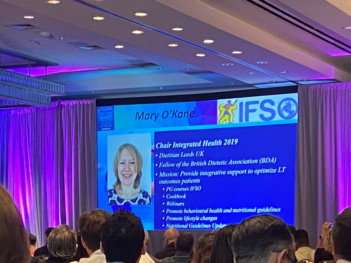 Congrats Mary O’Kane for all of your hard work &amp; accomplosments with IFSO IH!! #IFSOmiami2022 #ifso